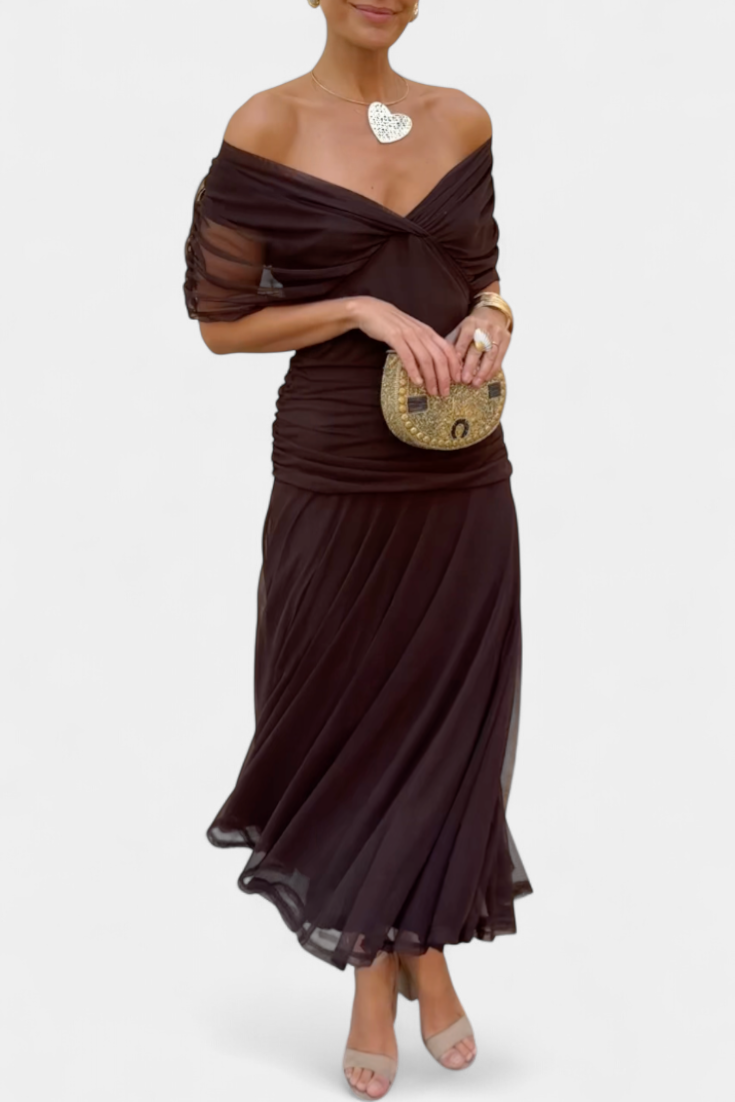 Robe Longue Florale Alondra™ avec Décolleté en V