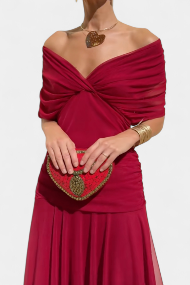 Robe Longue Florale Alondra™ avec Décolleté en V