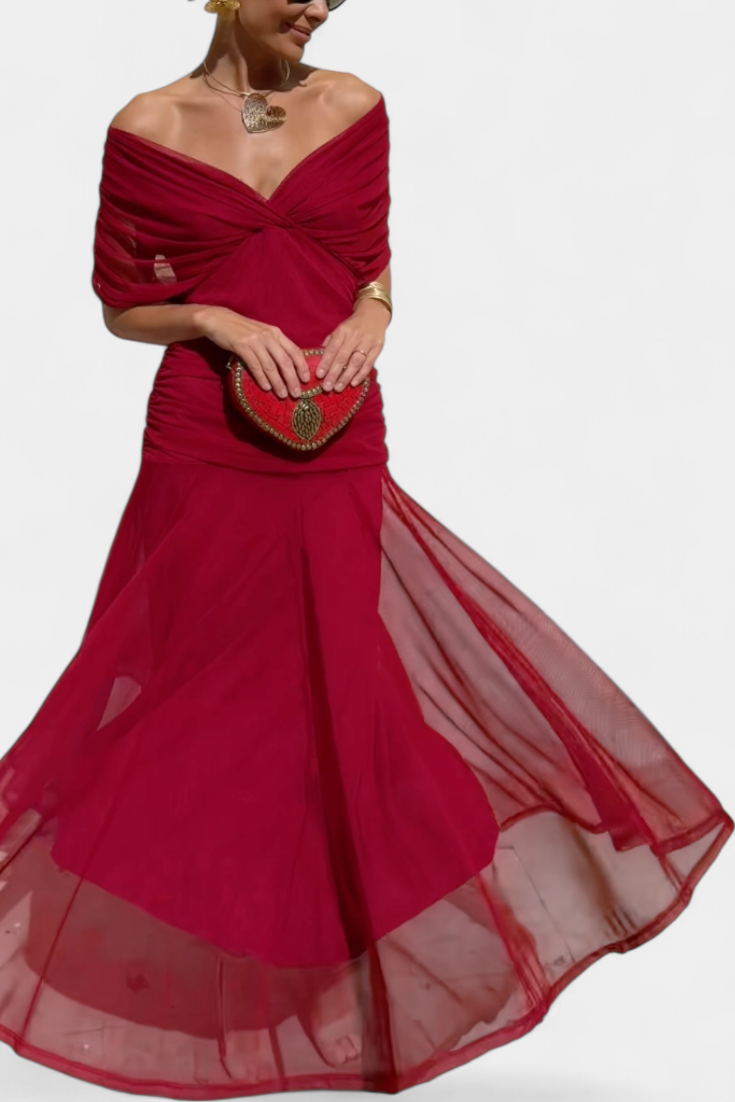 Robe Longue Florale Alondra™ avec Décolleté en V