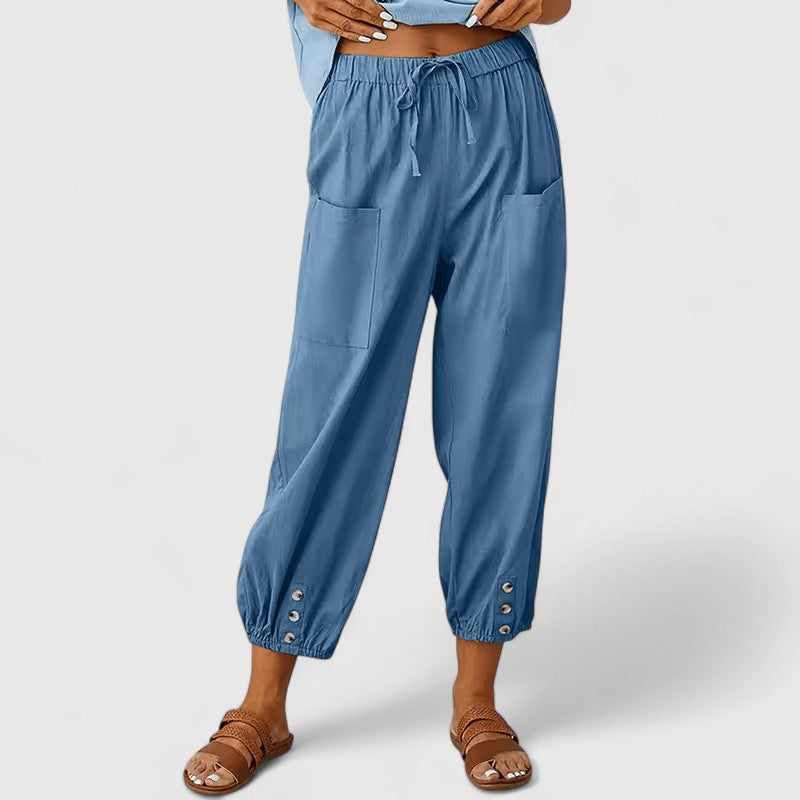 Jolie | Pantalons larges sophistiqués