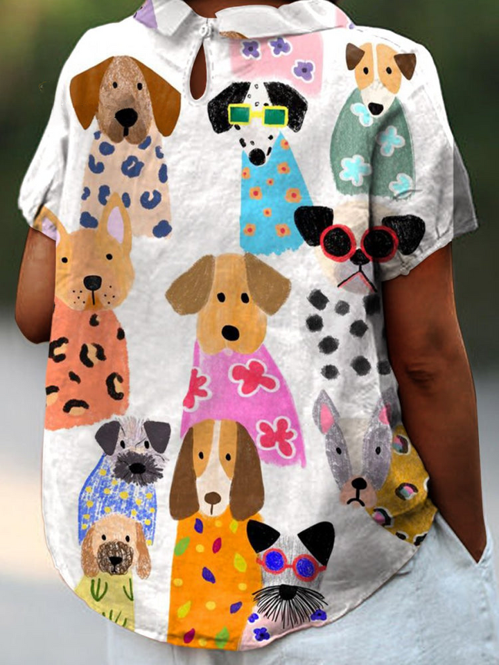 Tilly | Chemise à Imprimé de Chien