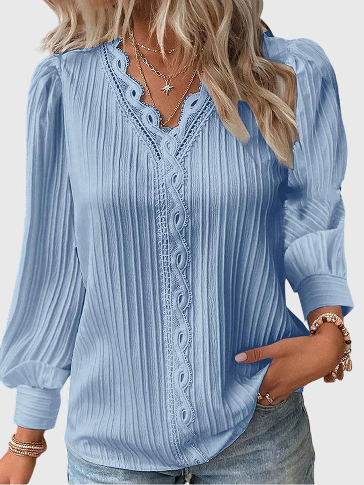 Andrea™ | Blouse Pullover Élegante