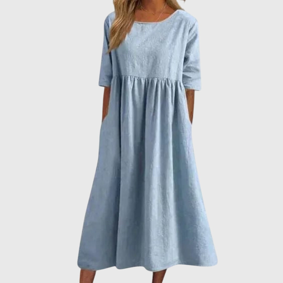 Haisley™ | Robe Élégante à Manches Courtes