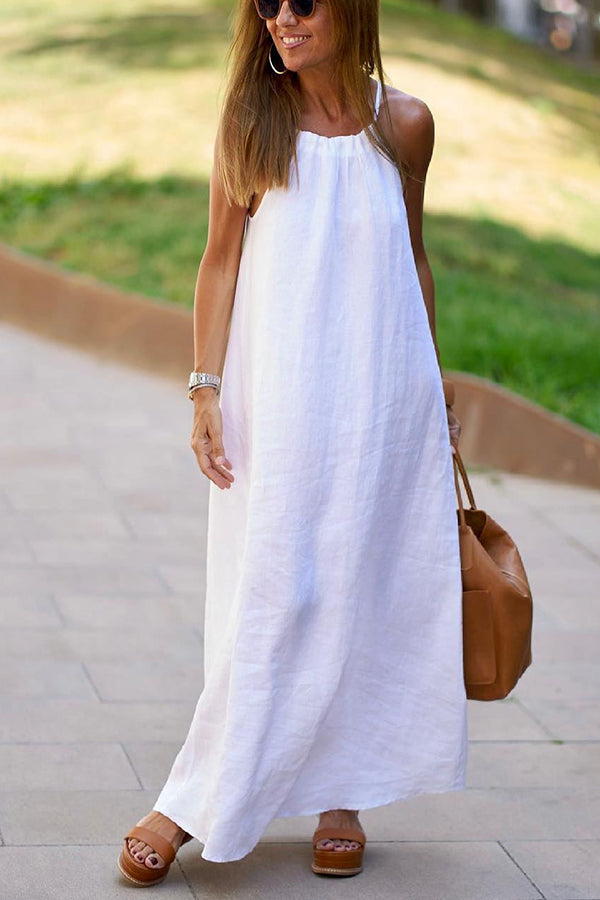 Marina | Halter Neck Maxi Dress