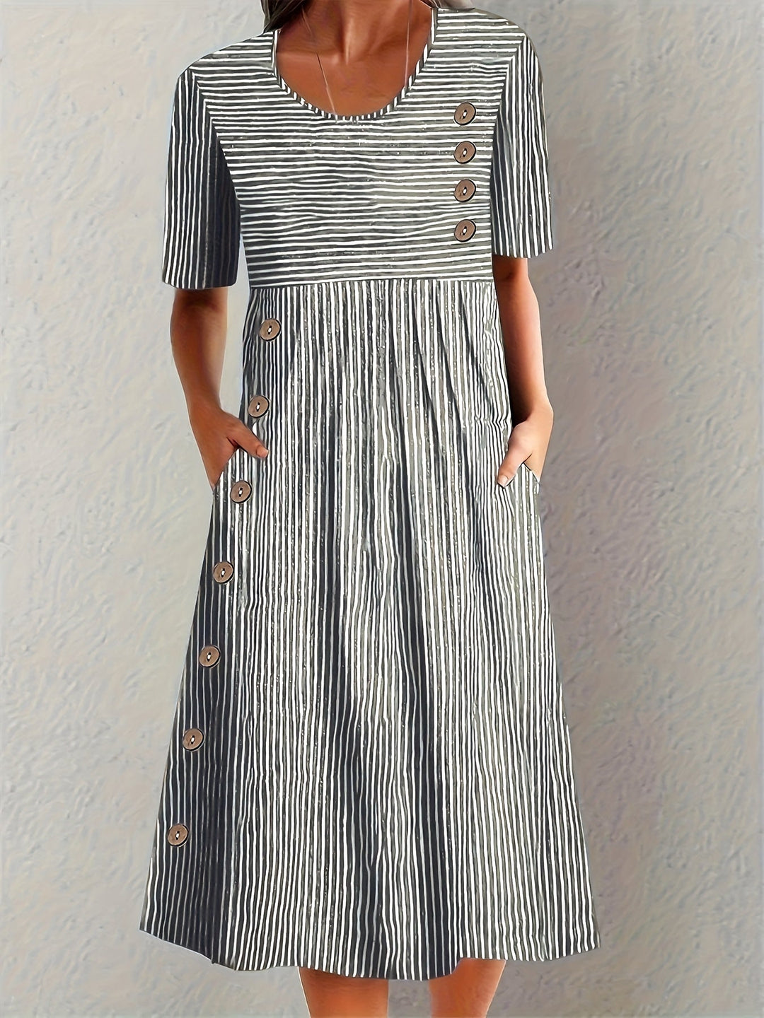 Sophie | Robe d'été rayée