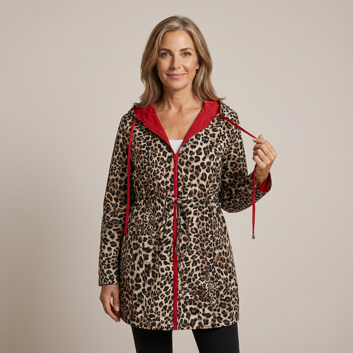 Manteau Réversible à Capuche