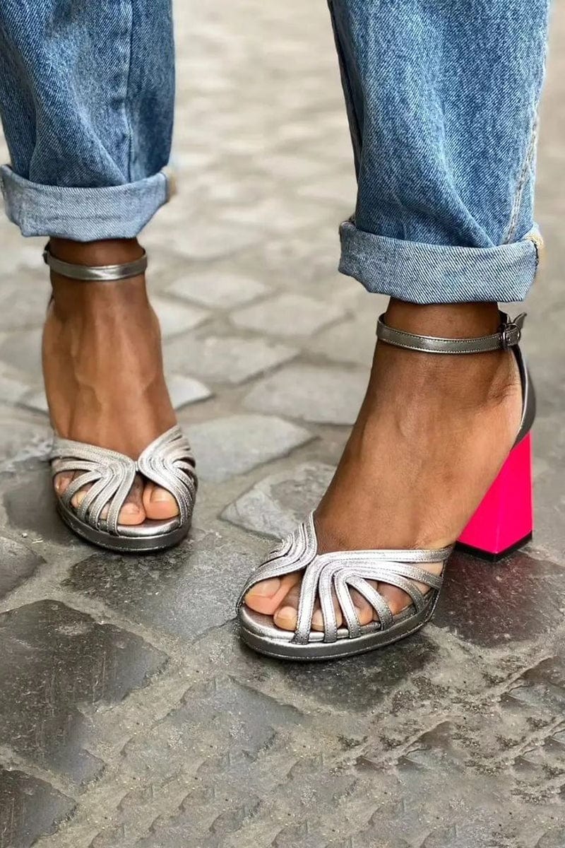 Isabella | Talons Blocs Néon