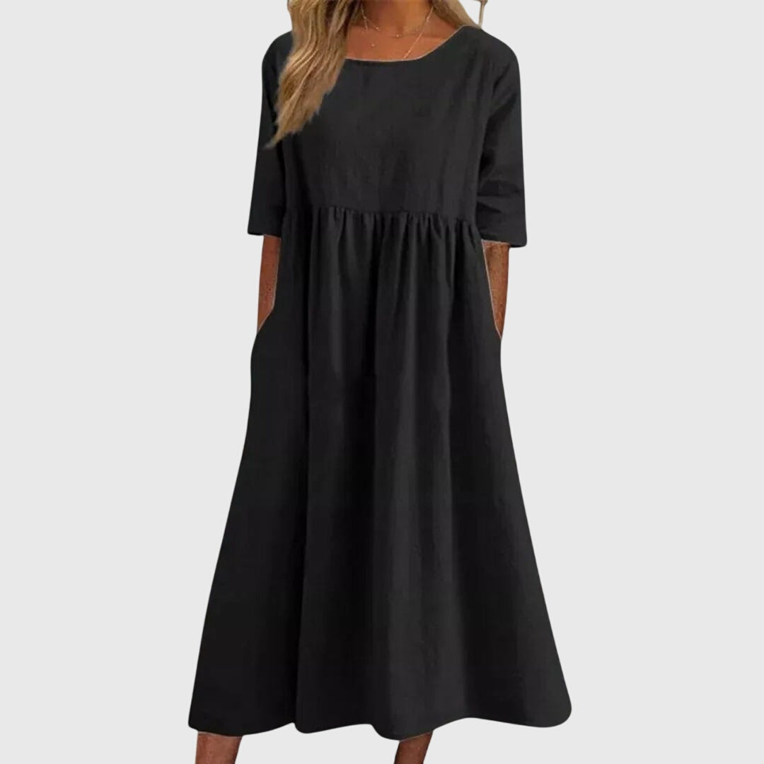 Haisley™ | Robe Élégante à Manches Courtes