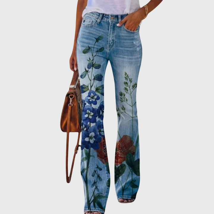 Pantalons avec Fleurs
