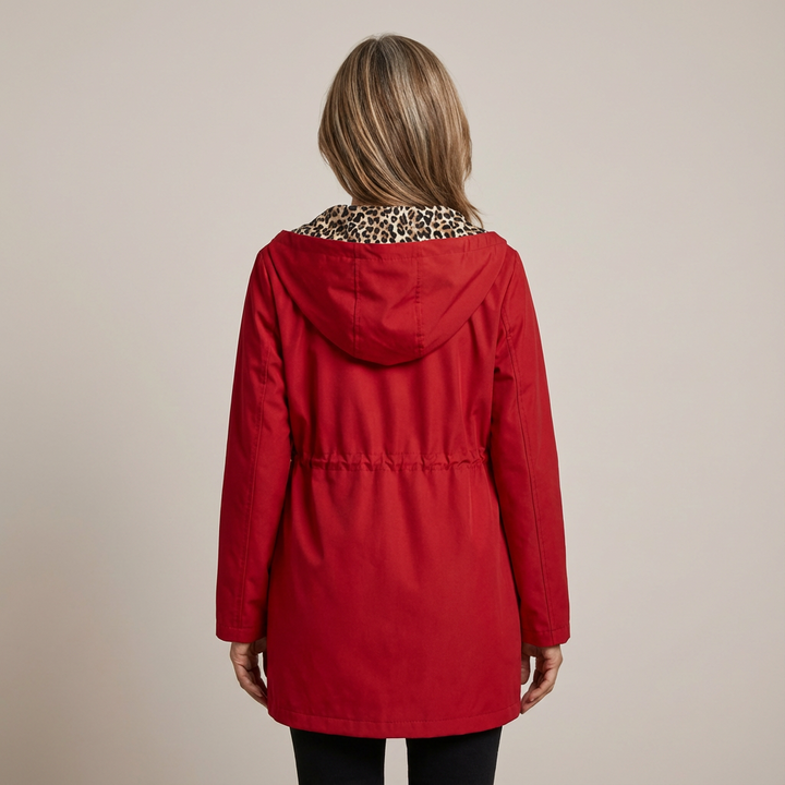 Manteau Réversible à Capuche