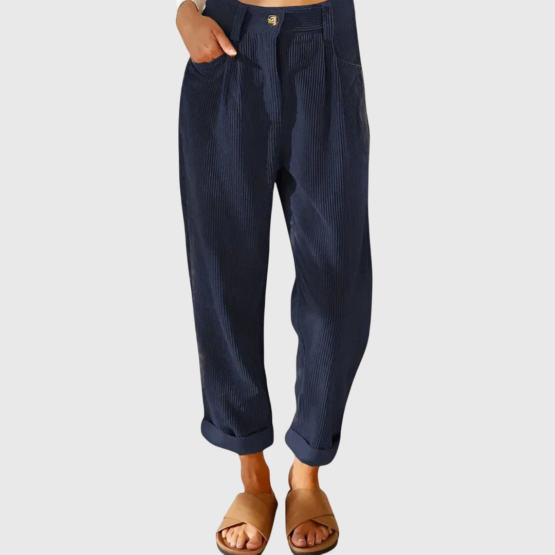 Jana - Pantalon en Corde Moderne