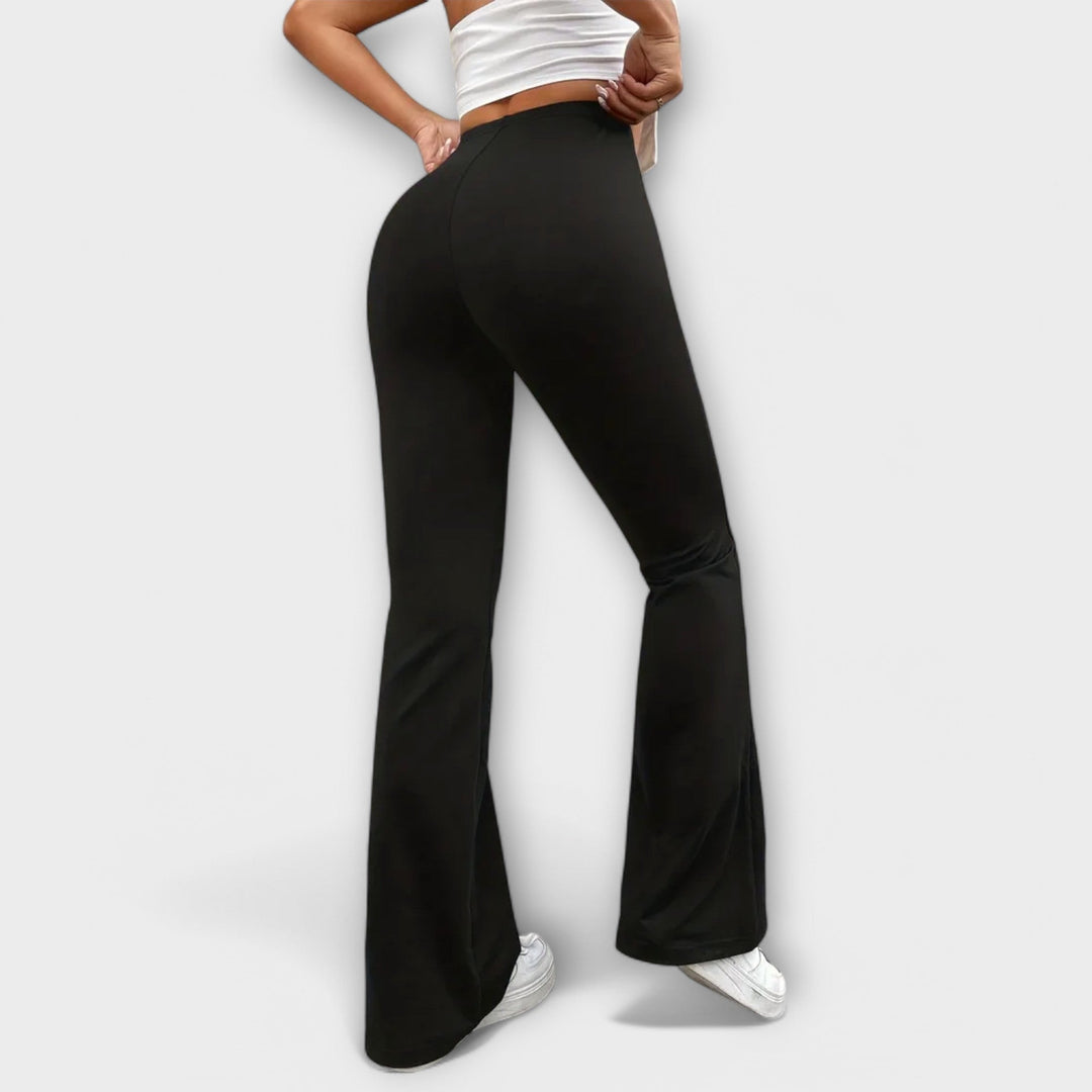 Serena - Pantalon Détendu avec Jambes Évasées