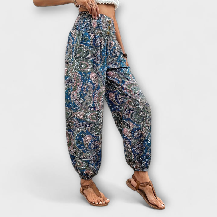 Scarlett - Pantalon avec Graphisme Ethnique