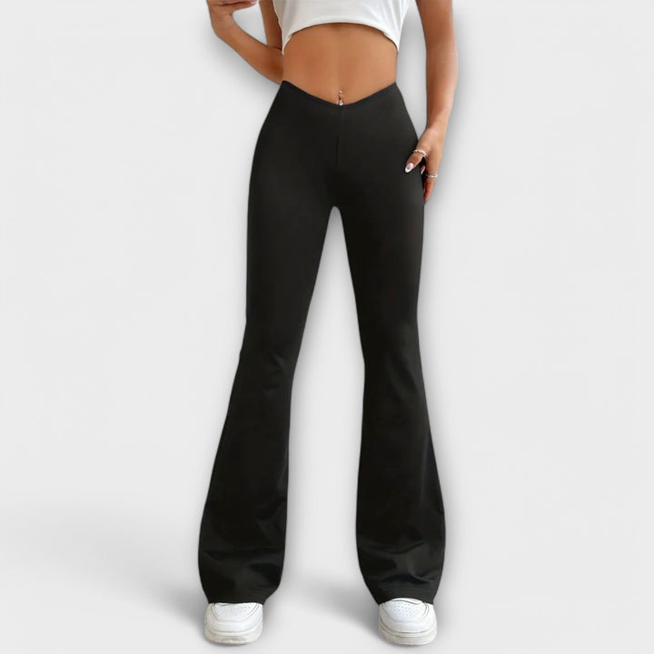 Serena - Pantalon Détendu avec Jambes Évasées