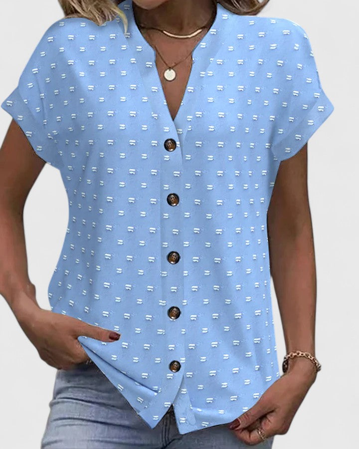 Miles | T-shirt V-neck Confortable