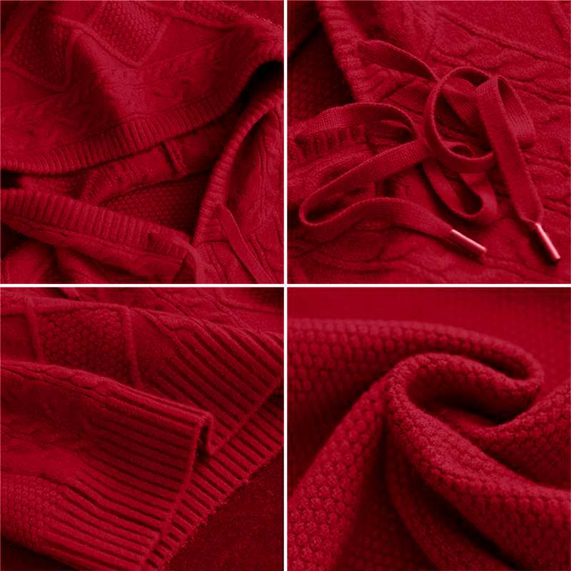 Orahlyn | Pull à capuche en jacquard