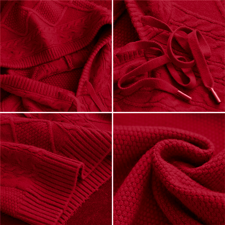 Orahlyn | Pull à capuche en jacquard