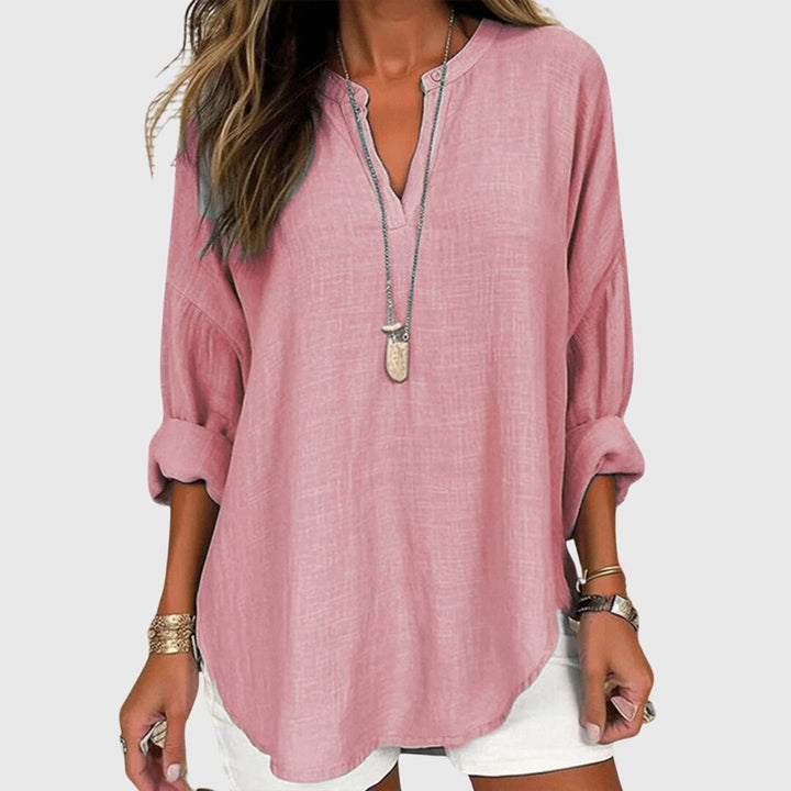 Lenara™ | Chemise de Plage Élégante et Fluide