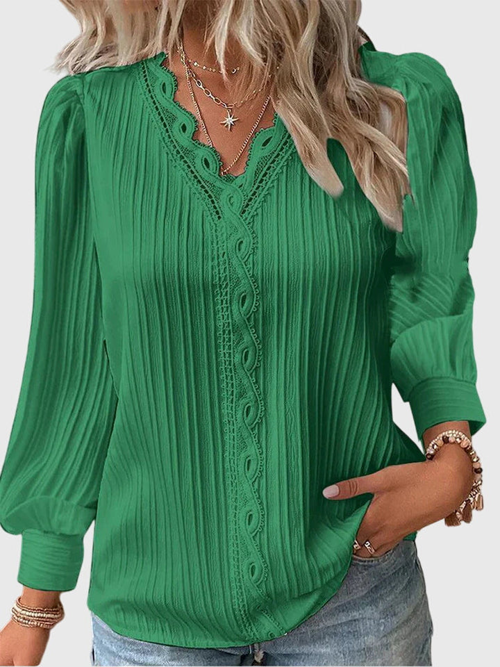 Andrea™ | Blouse Pullover Élegante