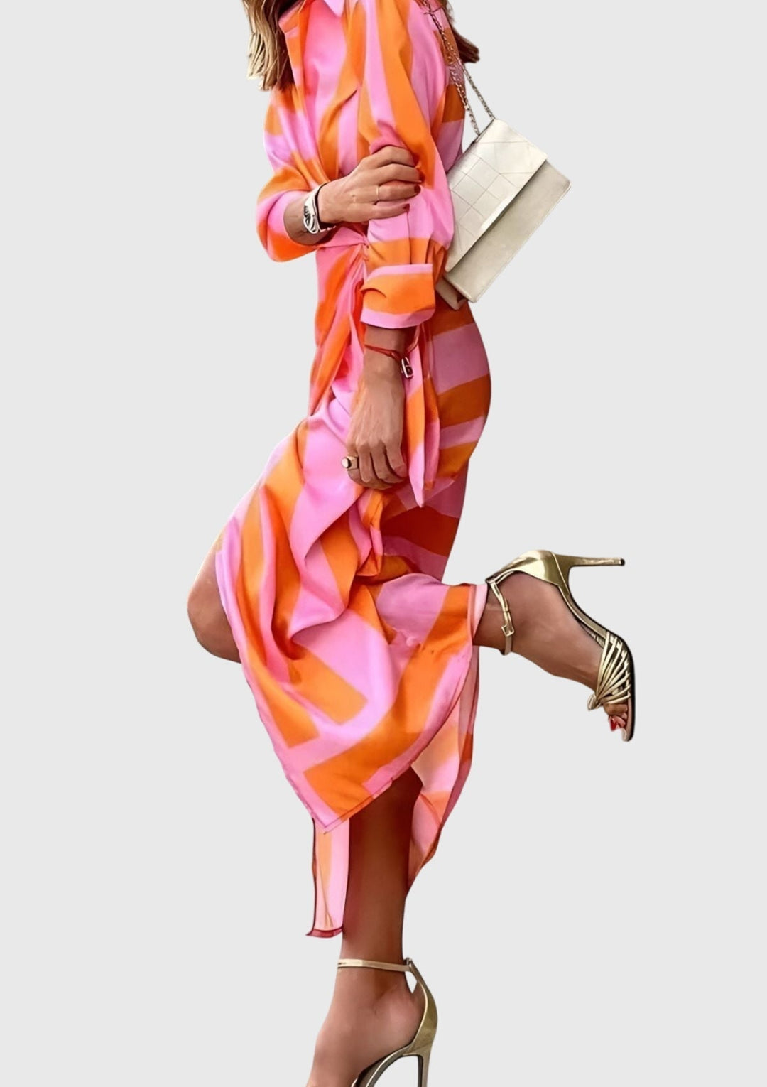 Everly™ | Robe Wrap Élégante avec Imprimé