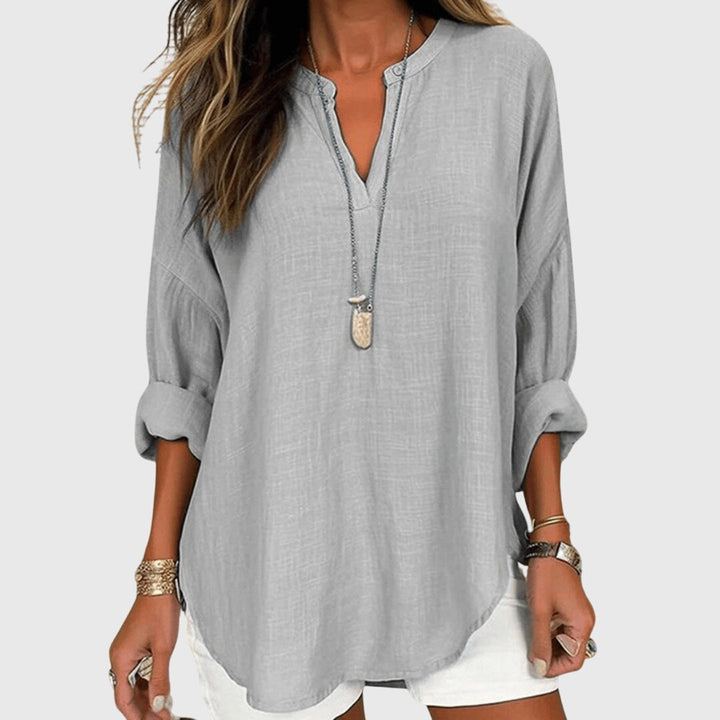 Lenara™ | Chemise de Plage Élégante et Fluide