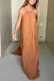 Marina | Halter Neck Maxi Dress