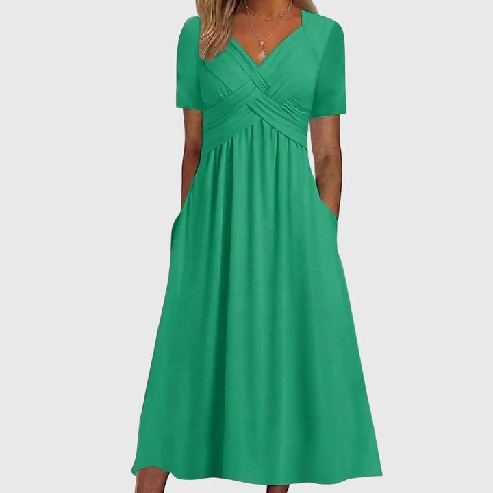 Viola™ | Robe Midi avec Contrôle du Ventre