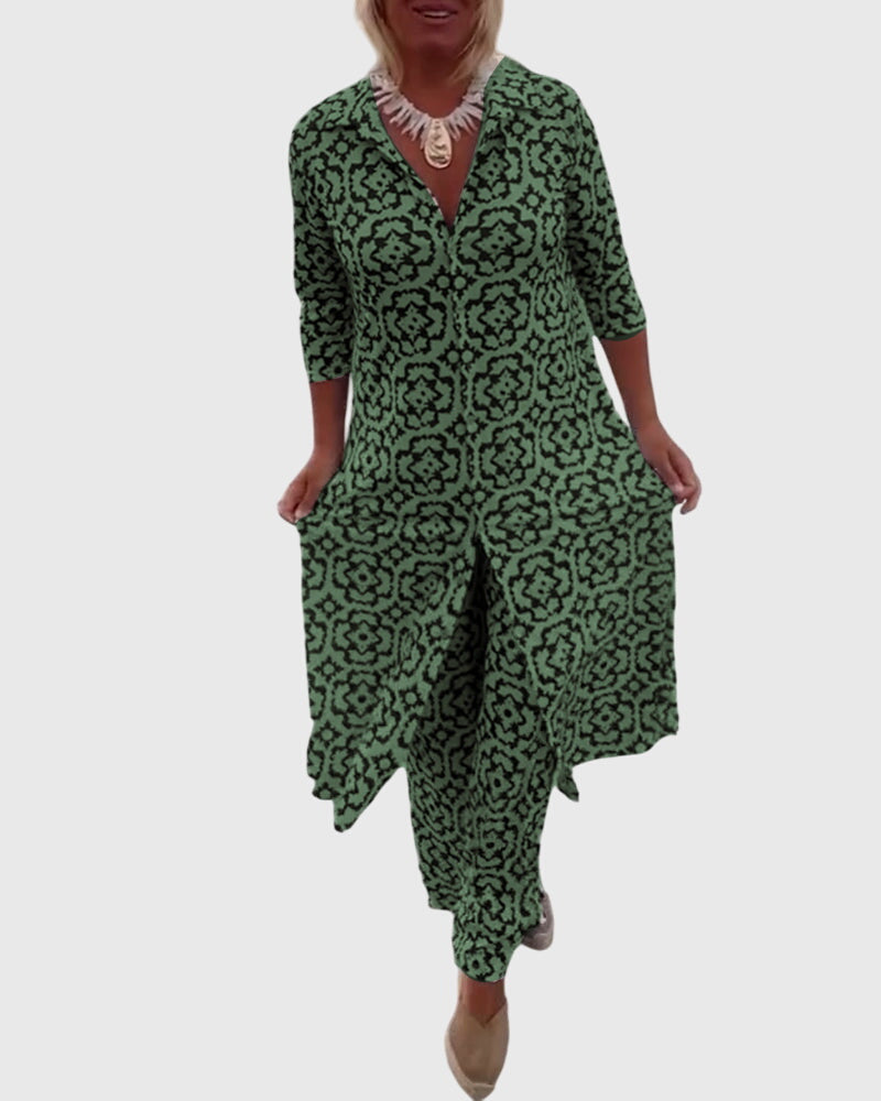 Gabriella™ | Ensemble Élégant Vintage en Deux Pièces