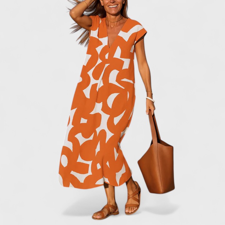 Valery™ | Robe V-Décolleté Fluide