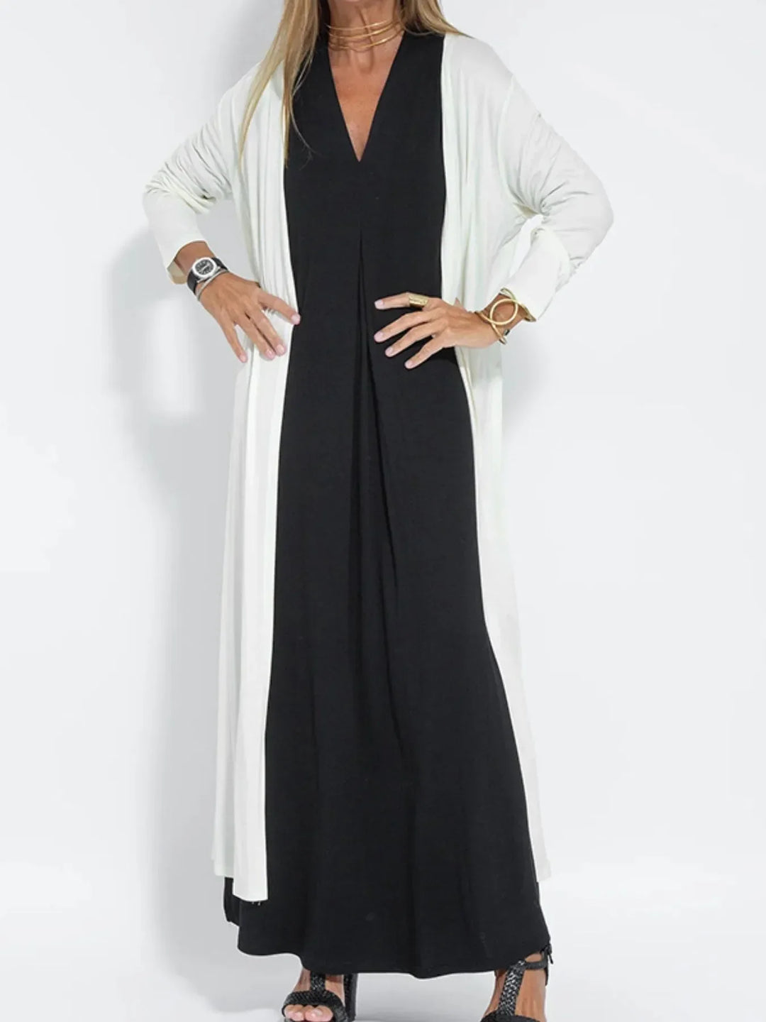 Ariella | Robe Maxi à Décolleté en V