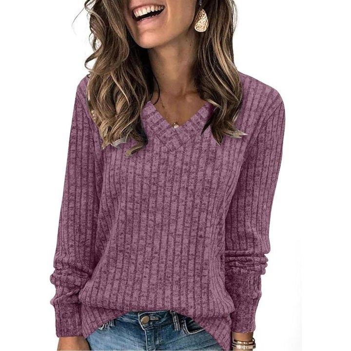 EVELYN™ | Pull léger en maille oversize pour femmes à col en V