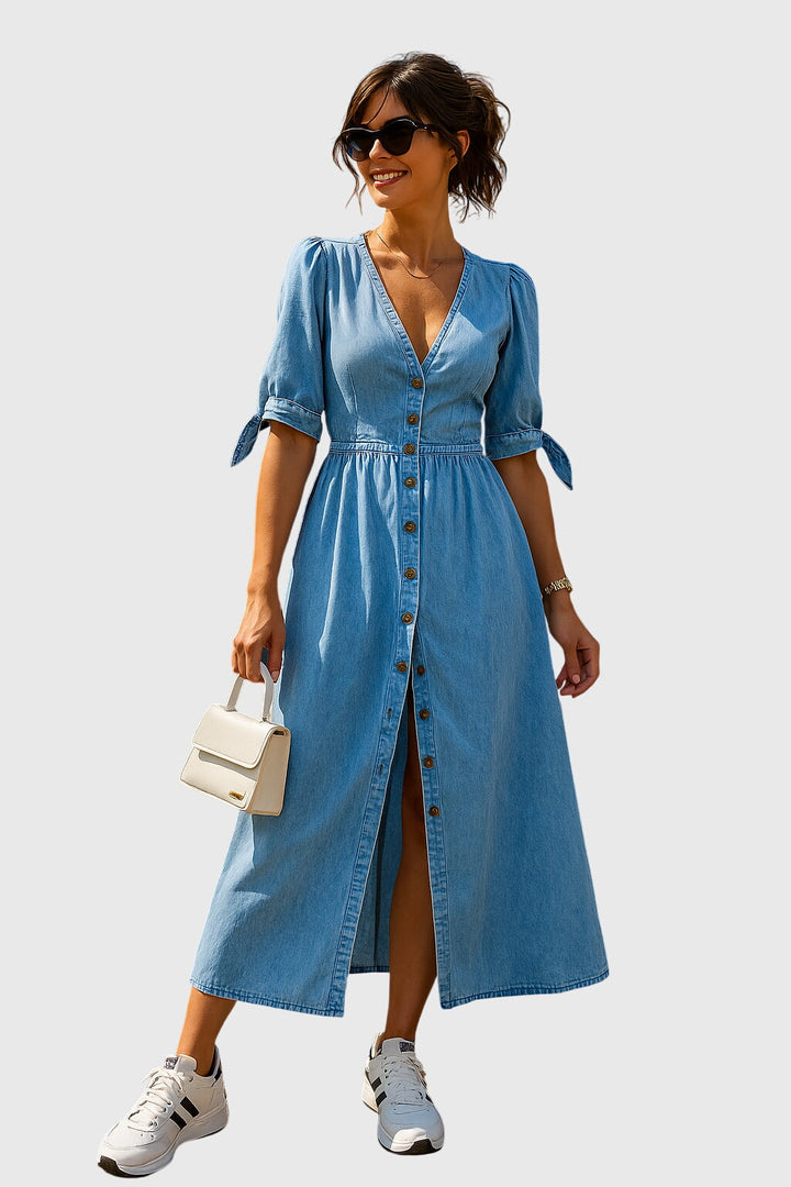 Jacqueline™ | Robe en Jean Élégante