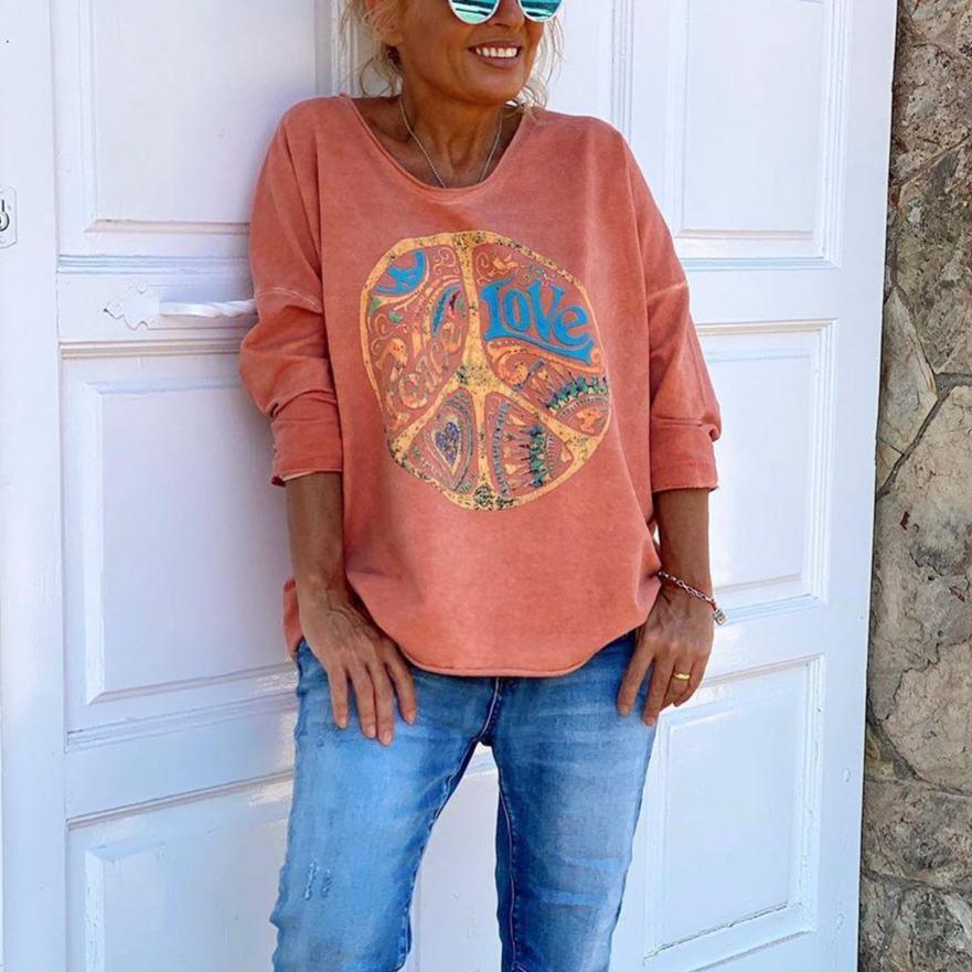 Sweatshirt Orange Jours Heureux