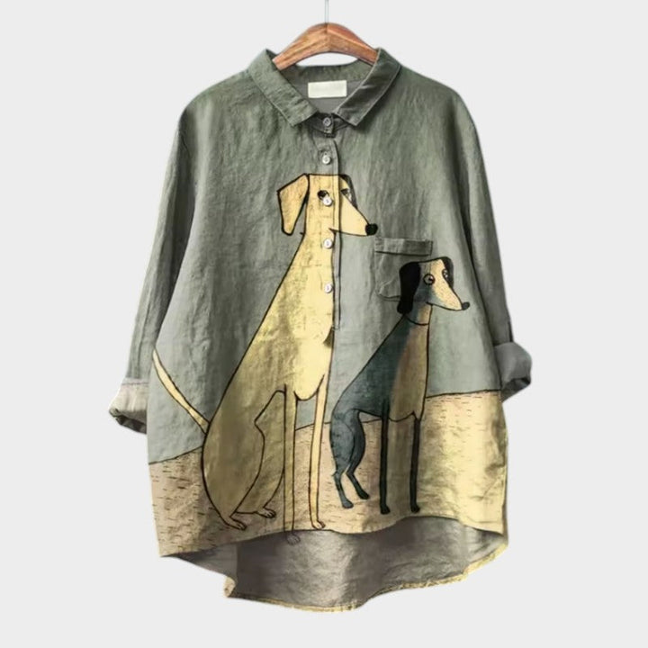 Audrey | Chemise Artistique à Boutons