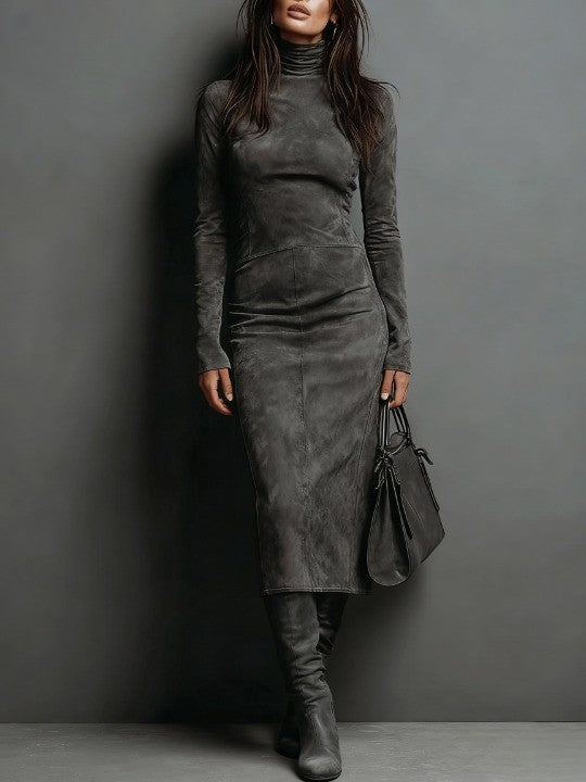 Robe Maxi Suédine Élégante Mildred™