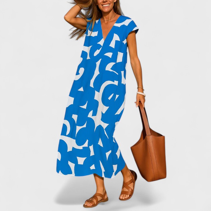 Valery™ | Robe V-Décolleté Fluide