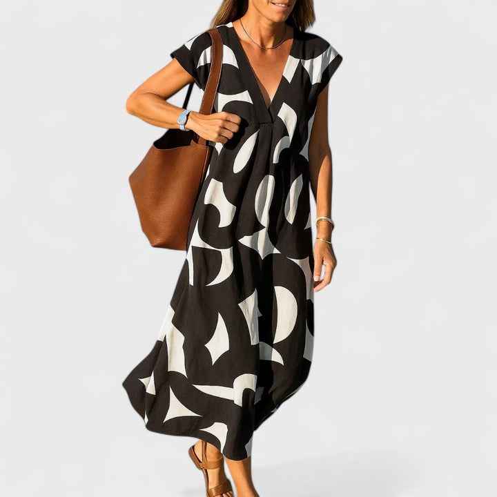 Valery™ | Robe V-Décolleté Fluide