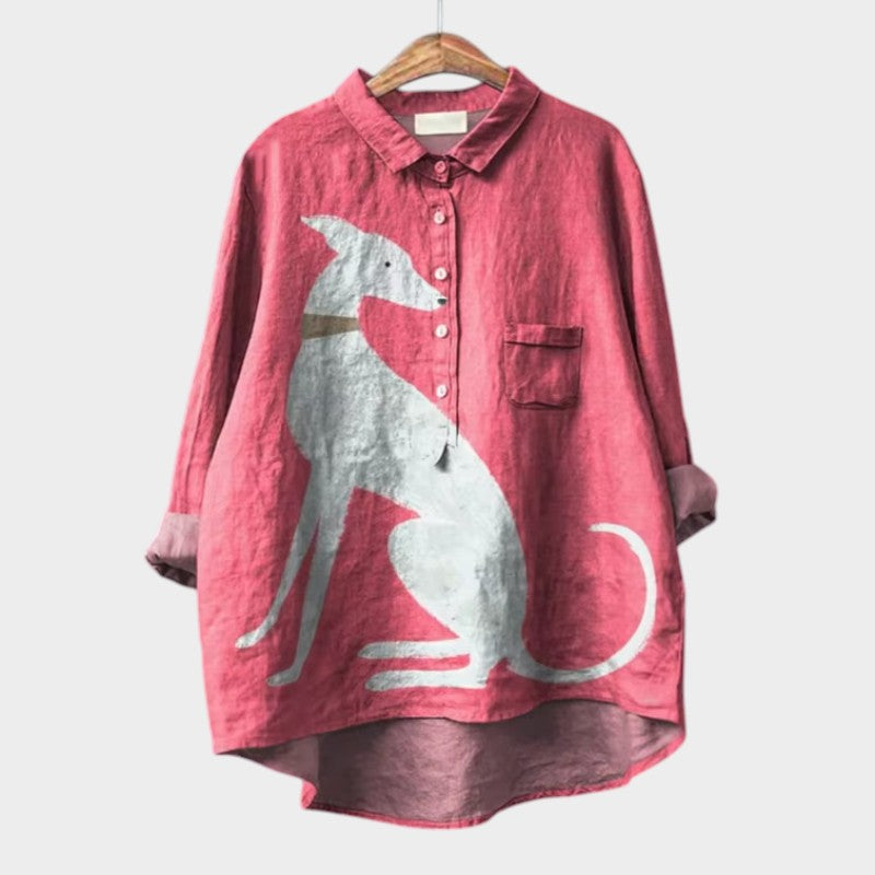 Audrey | Chemise Artistique à Boutons