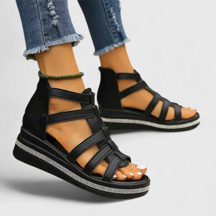 Kendall | Sandales Orthopédiques Strass